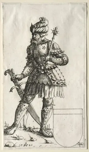 Sigismund II, King of Poland, by Augustin Hirschvogel