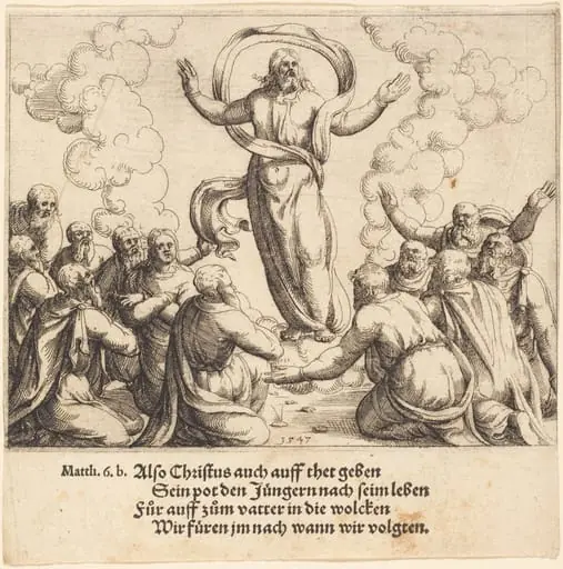 The Ascension, by Augustin Hirschvogel