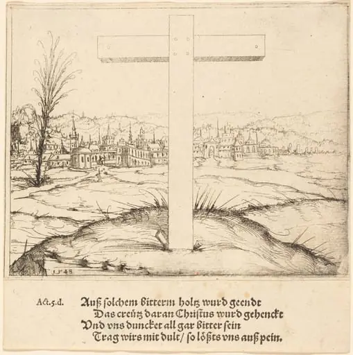 The Cross of Christ, by Augustin Hirschvogel