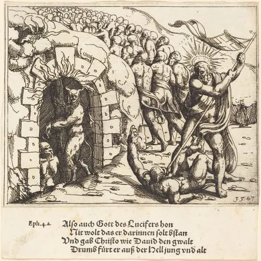The Harrowing of Hell, by Augustin Hirschvogel
