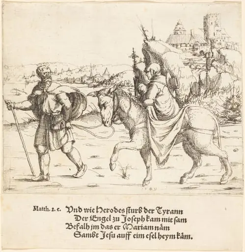 The Holy Family Returns from Egypt, by Augustin Hirschvogel