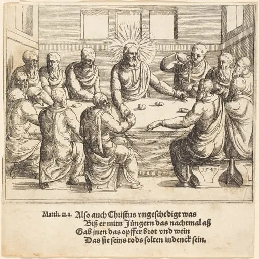 The Last Supper, by Augustin Hirschvogel