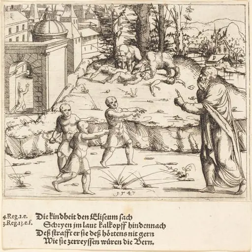 The Murder of the Children of Bethel, by Augustin Hirschvogel