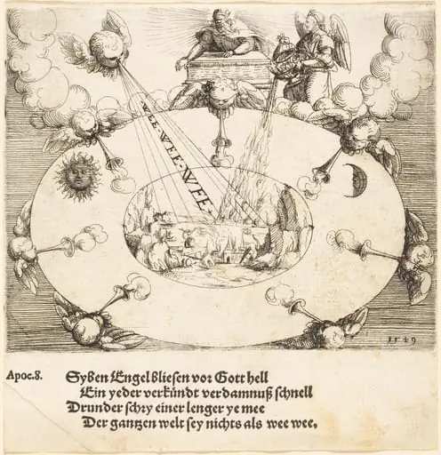 The Opening of the Seventh Seal, by Augustin Hirschvogel