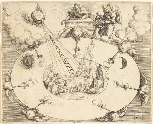 The Opening of the Seventh Seal, by Augustin Hirschvogel