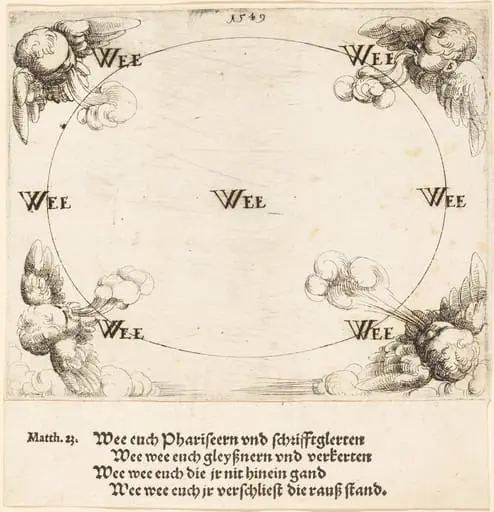 Woe is Pronounced on Covetousness, by Augustin Hirschvogel
