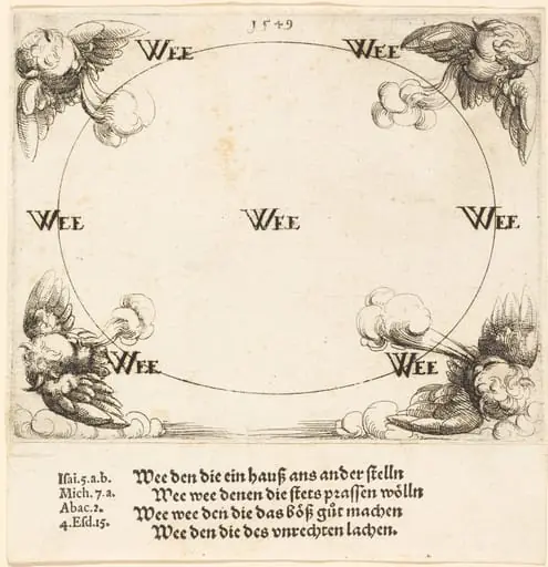 Woe is Pronounced on the Scribes and Pharisees, by Augustin Hirschvogel