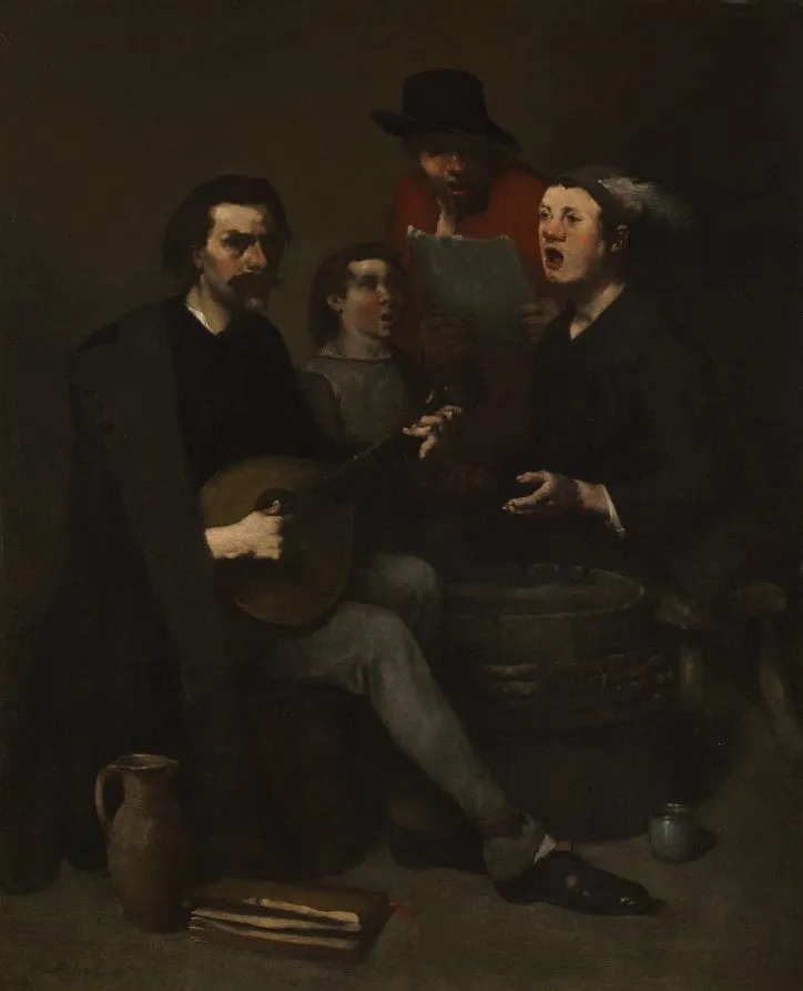 Singers, by Augustin Théodule Ribot, unspecified, 1866