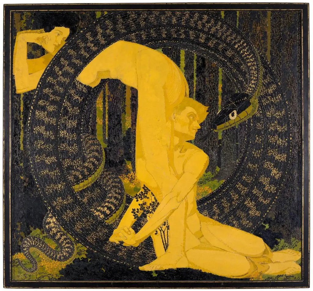 Adam und Eva, by Augusto Giacometti
