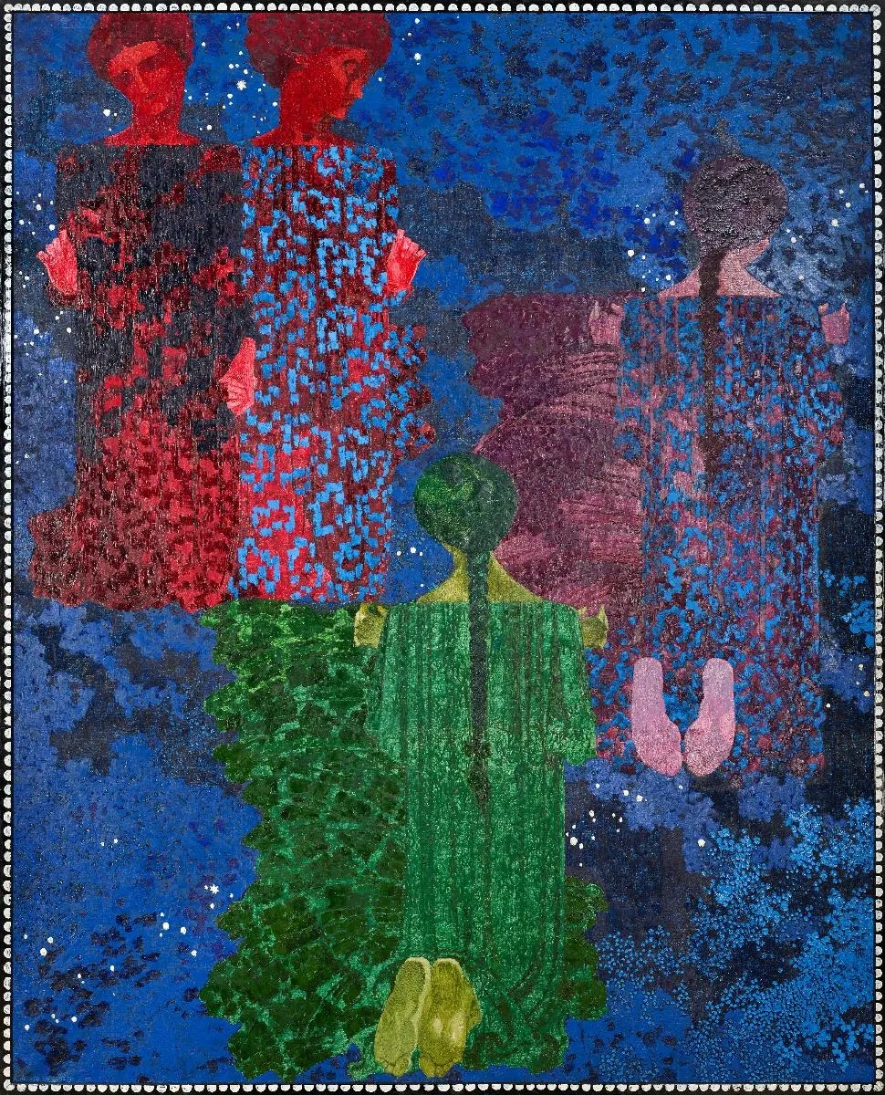 Das Kreisen der Planeten, by Augusto Giacometti, unspecified, 1907