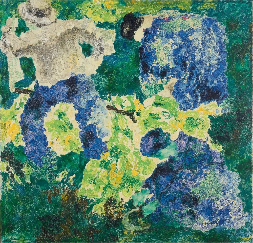 Hochsommer, by Augusto Giacometti, oil, 1917