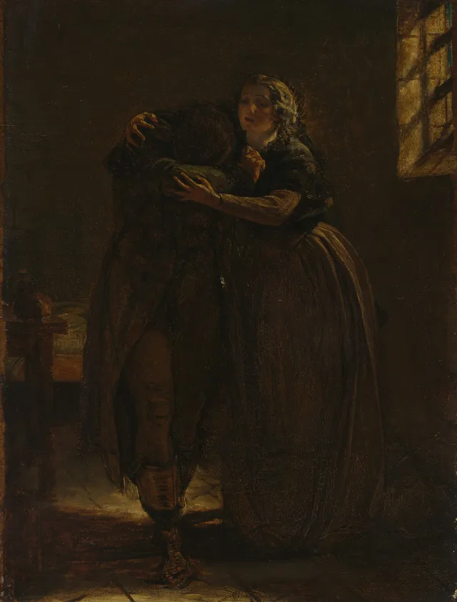Study for "Come Rest in this Bosom my own Stricken Dear"