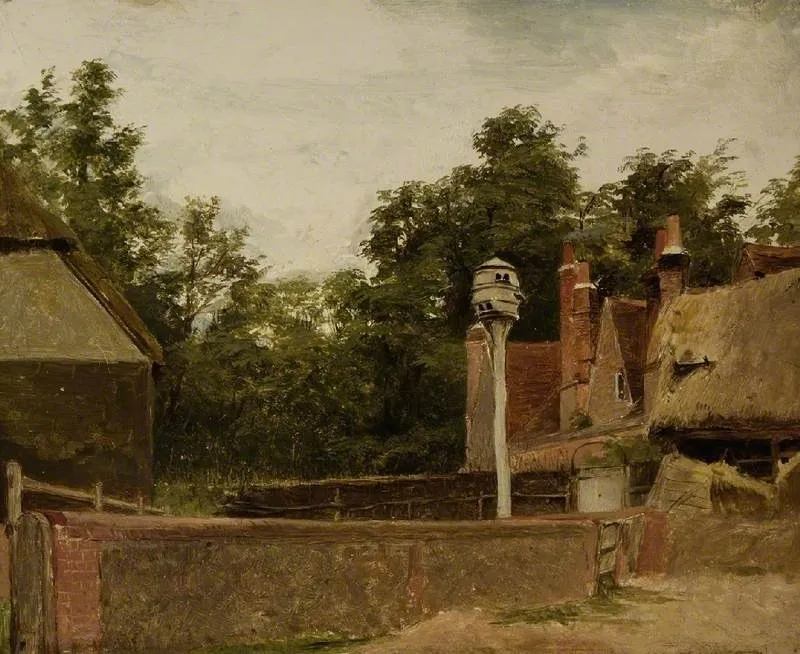 The Farmyard, by Augustus Egg, unspecified, 1849