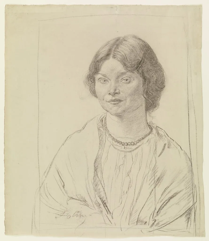 Untitled, by Augustus John, charcoal, 1928