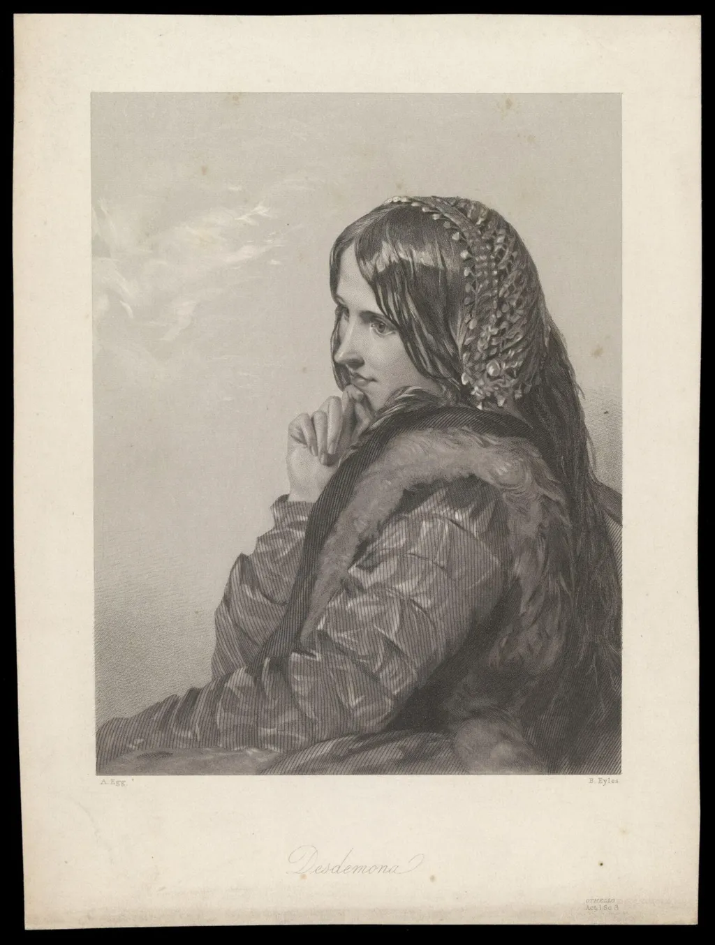 H Beard Print Collection, by Augustus Leopold Egg, 1850
