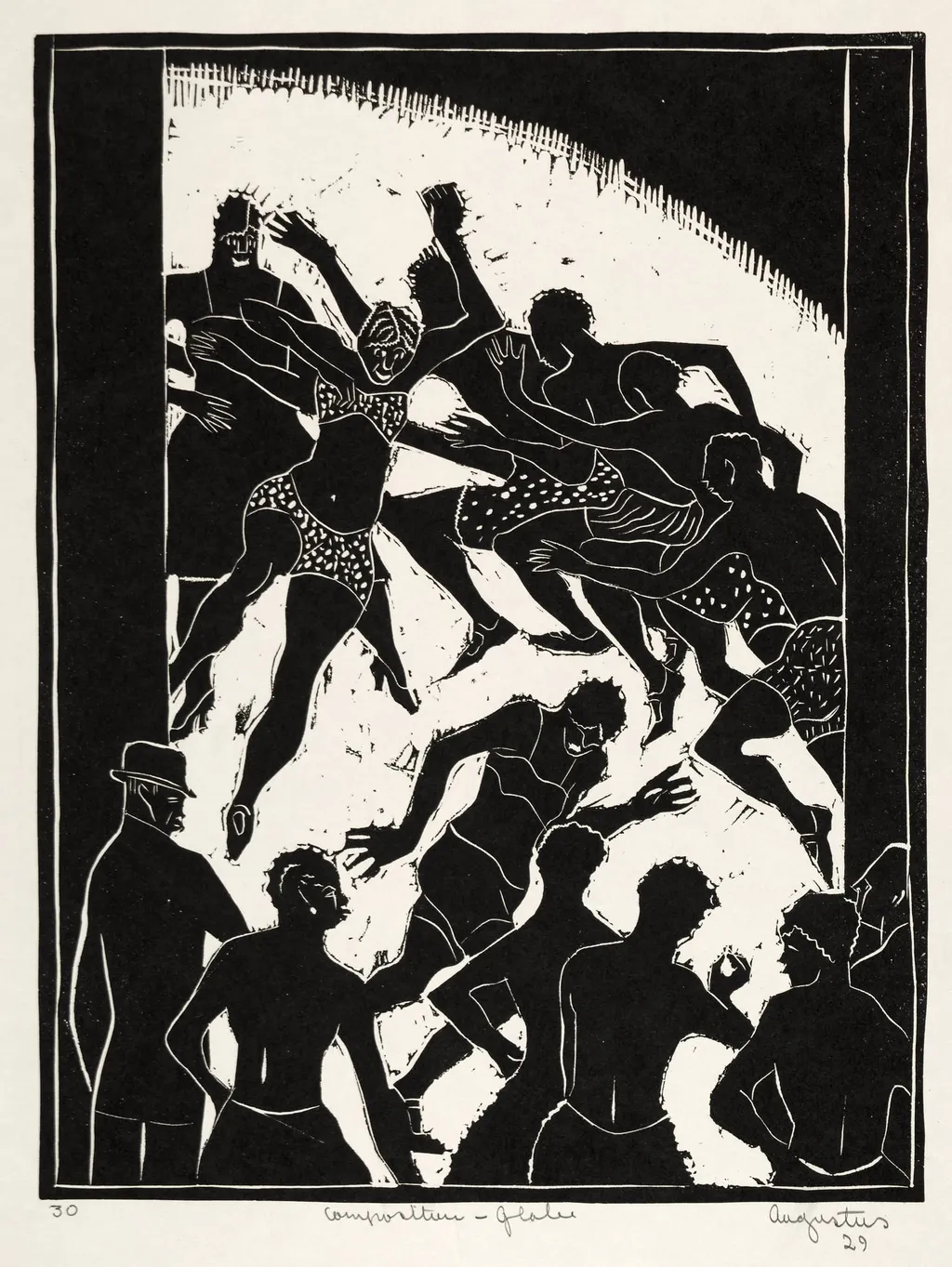 Composition - Globe, by Augustus Peck, 1929