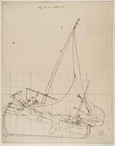 Boat with figures, by Augustus Wall Callcott