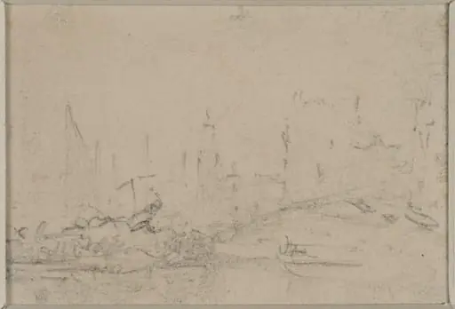 Dutch barge unloading, by Augustus Wall Callcott