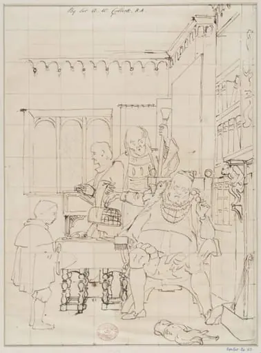 Figures at table, by Augustus Wall Callcott