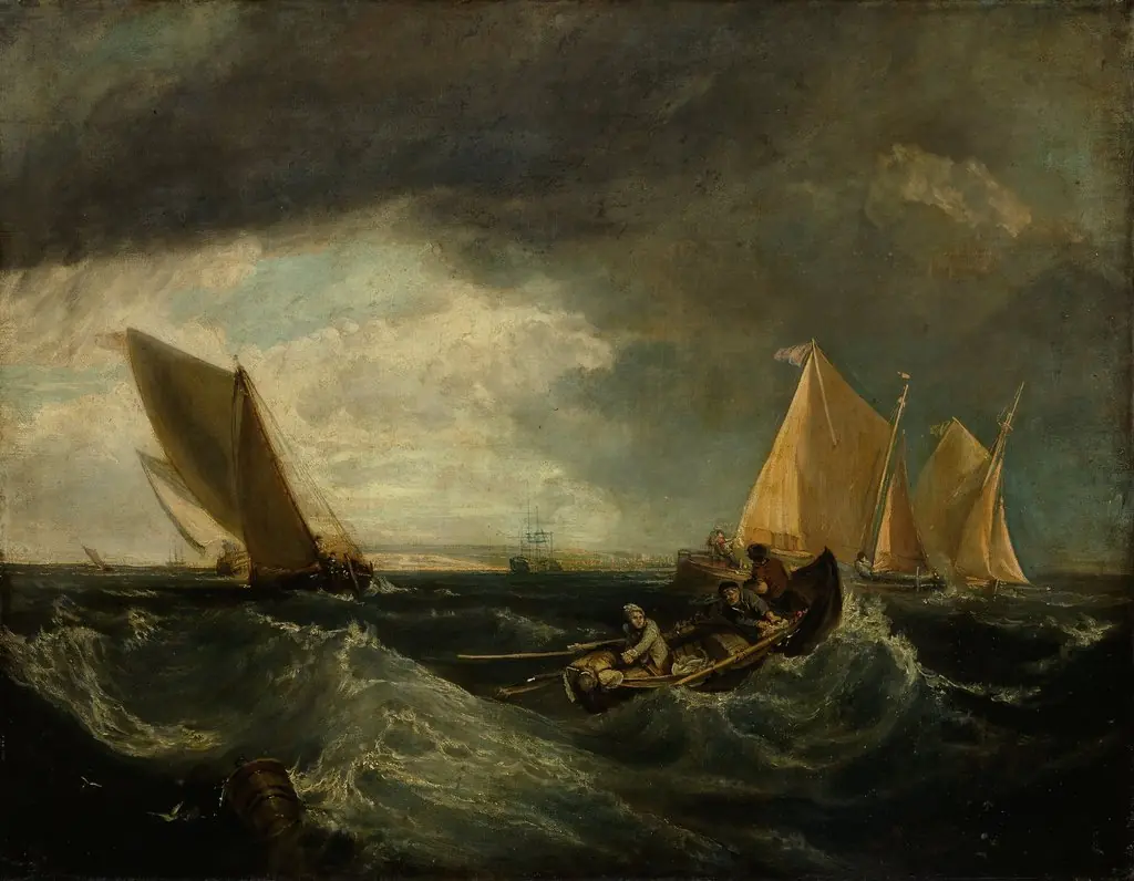 Sheerness and the Isle of Sheppey (after J.M.W. Turner), by Augustus Wall Callcott