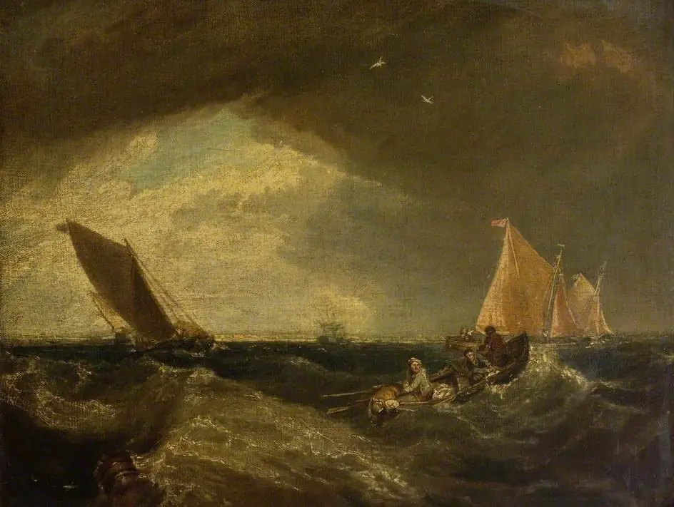 The Junction of the Thames and the Medway, by Augustus Wall Callcott