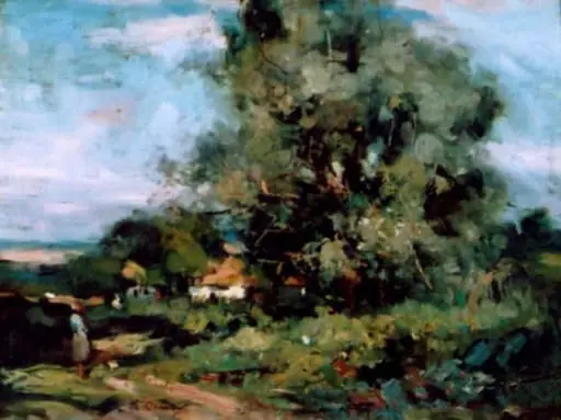 Peisaj, by Aurel Băeșu