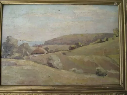 Peisaj câmpenesc, by Aurel Băeșu