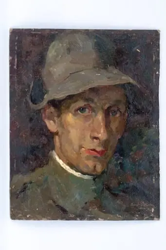 Portret de bărbat (Italia), by Aurel Băeșu