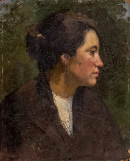Portret de femeie, by Aurel Băeșu