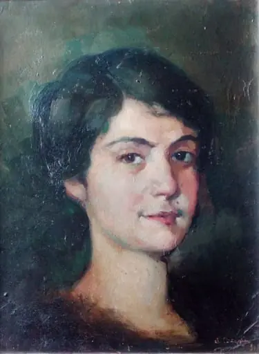 Portret de femeie, by Aurel Băeșu