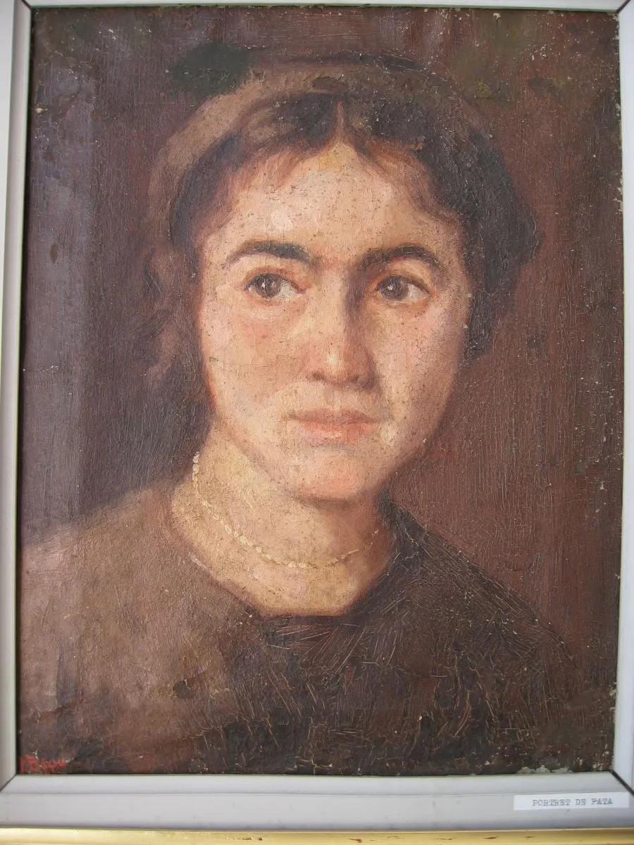 Portret de femeie, by Aurel Băeșu, 1914