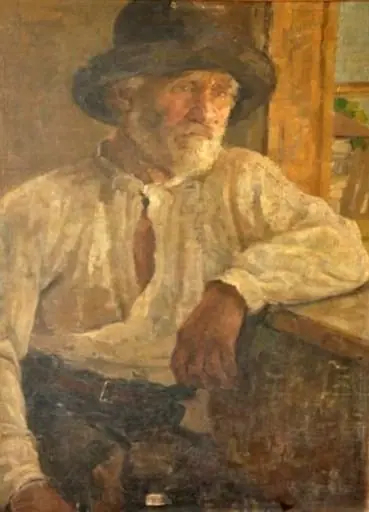 Țăran bătrân, by Aurel Băeșu
