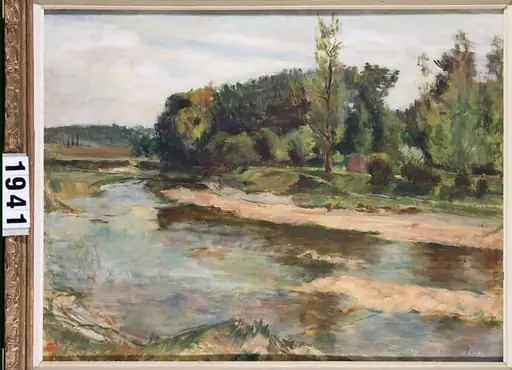 Peisaj pe Valea Someșului, by Aurel Ciupe