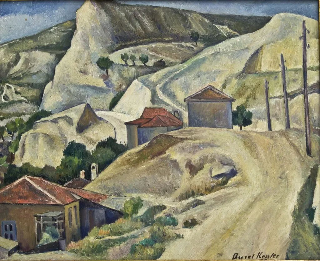 Peisaj din Balcic, by Aurel Kessler, 1927