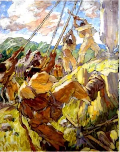 Butinarii, by Aurel Popp, 1949