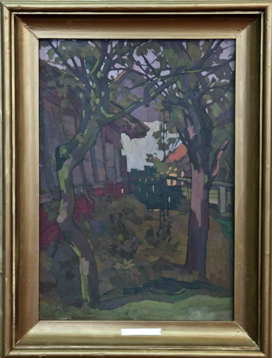 În dosul șurii, by Aurel Popp, 1926