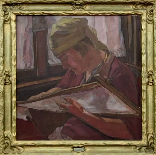 Portretul soției, by Aurel Popp, 1925