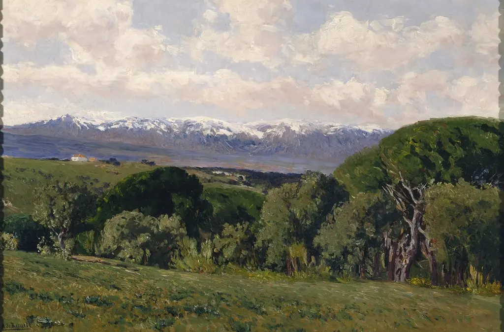 The Guadarrama from the Plantío de los Infantes, by Aureliano de Beruete