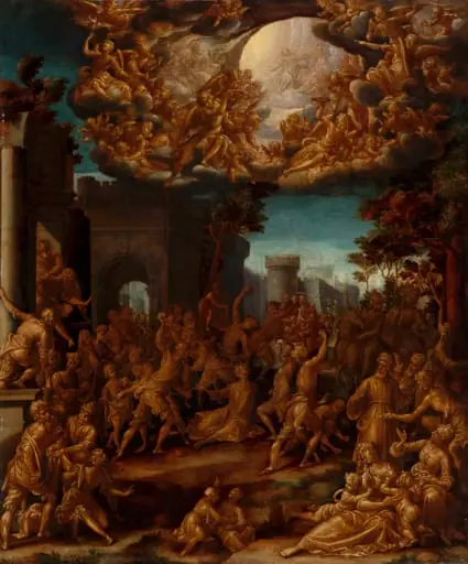 The Stoning of Saint Stephen, by Aurelio Lomi