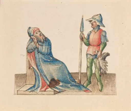 Isaac and Esau, by Austrian 15th Century