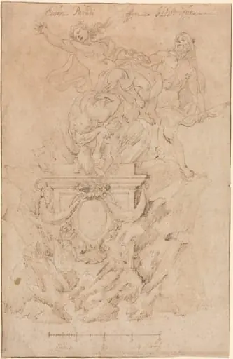 The Rescue of Deianeira, by Austrian 18th Century