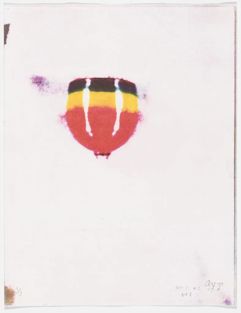 Untitled, by Ay-O, paint, 1973