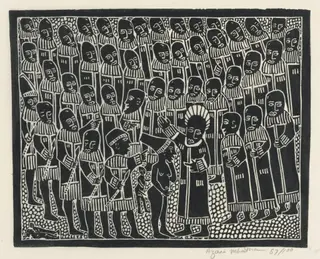 Untitled, by Azaria Mbatha, 1965