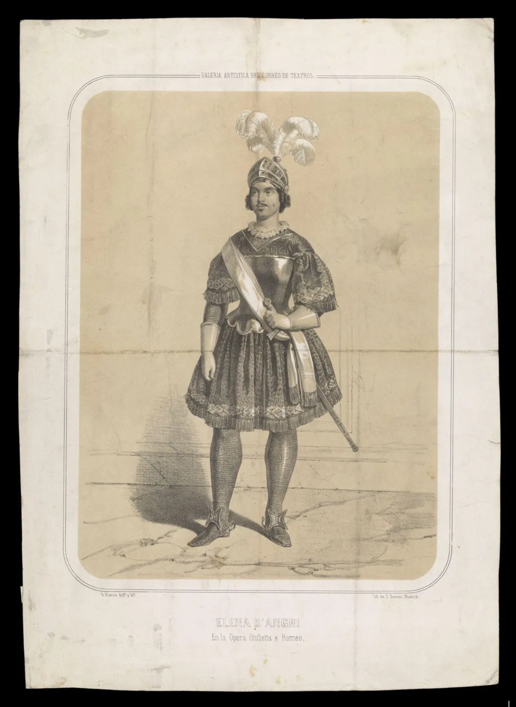 H Beard Print Collection, by B. Blanco, 1850