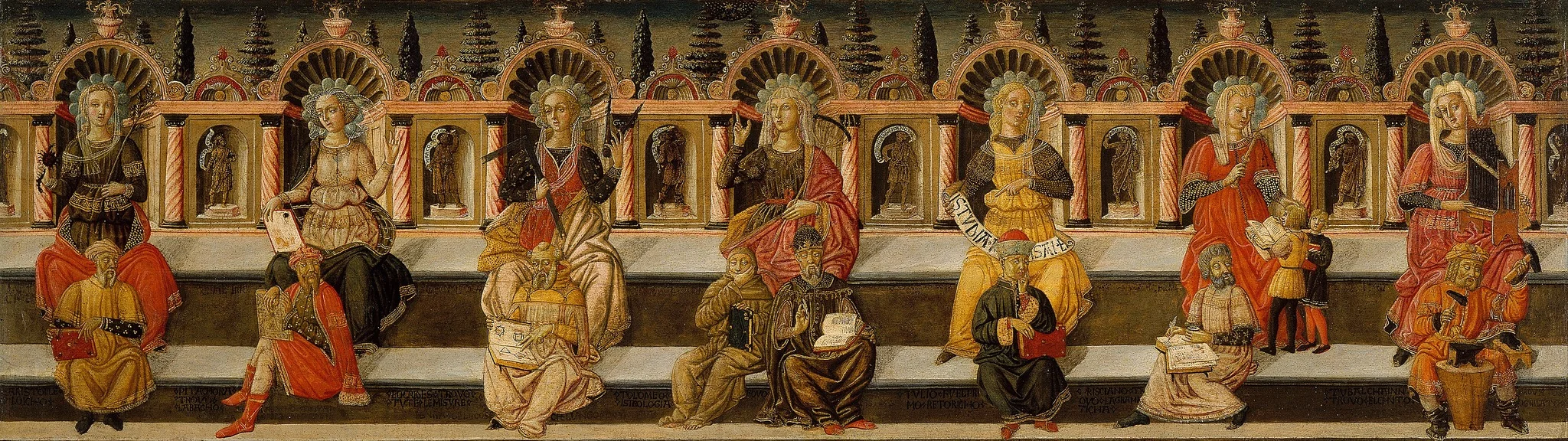The Seven Liberal Arts, detail