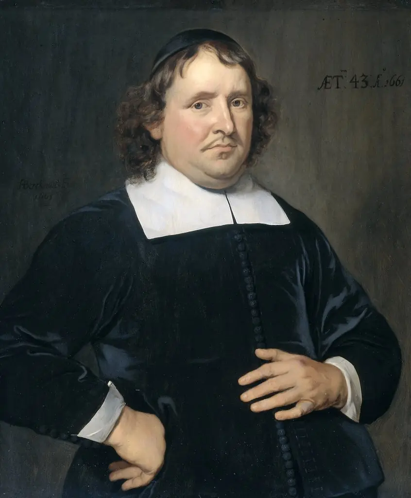 Thomas Pots (1618-1689). Minister at Vlissingen, by Hendrick Berckman, oil, 1661