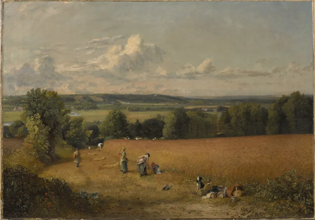 The Wheat Field, by John Constable, oil, 1816