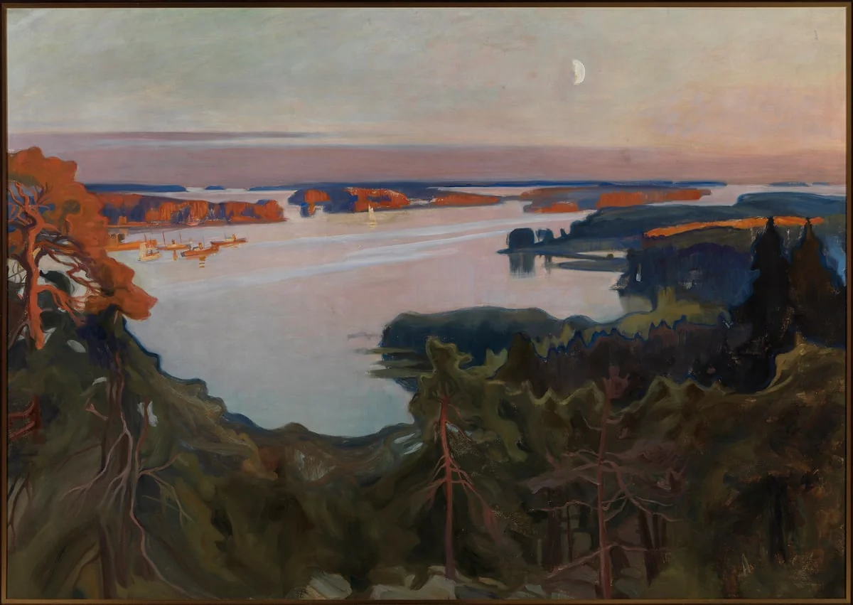 Näköala Haikon yli, detail