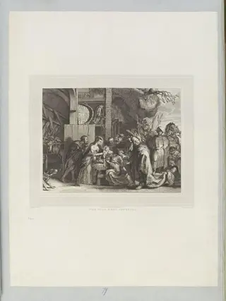 The Wise Men's Offering, by John Charles Bromley, 1850