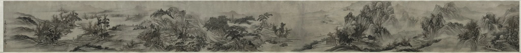Autumn Mist in the Countryside, detail